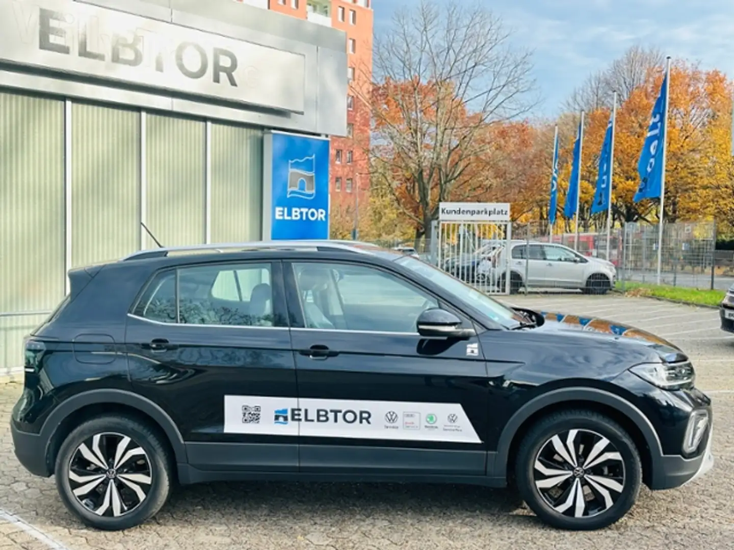 Volkswagen T-Cross Style 1.0 TSI DSG NAVI AHK MATRIX Schwarz - 2
