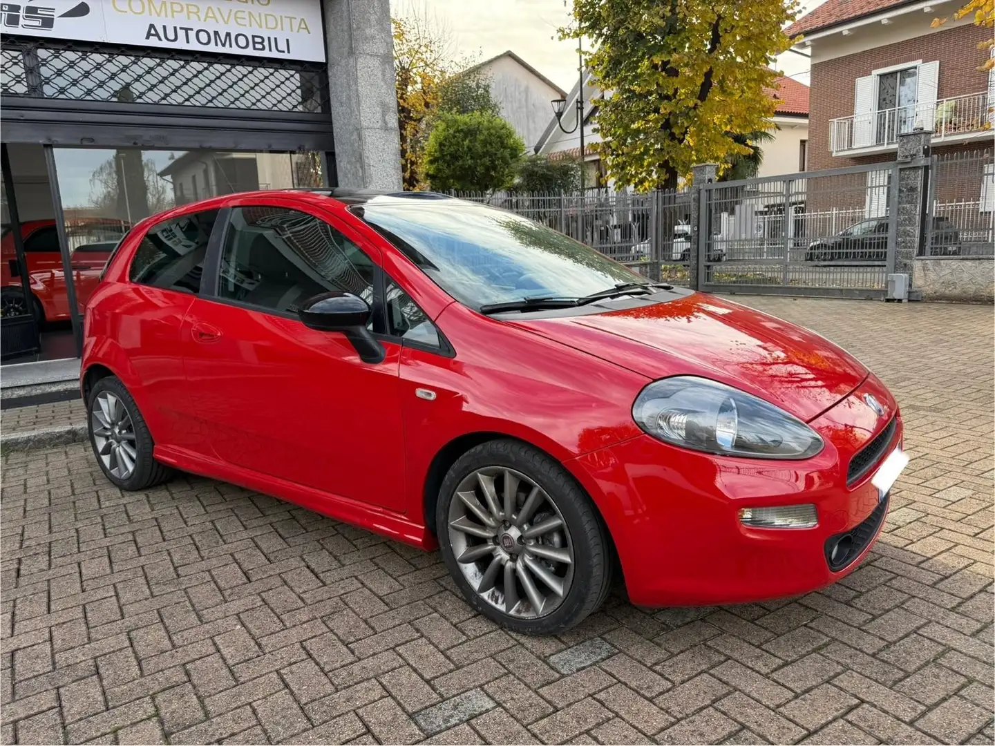Fiat Punto FIAT PUNTO 3p 1.3 mjt II 16v Sport s&s 95cv TETTO! Rosso - 1