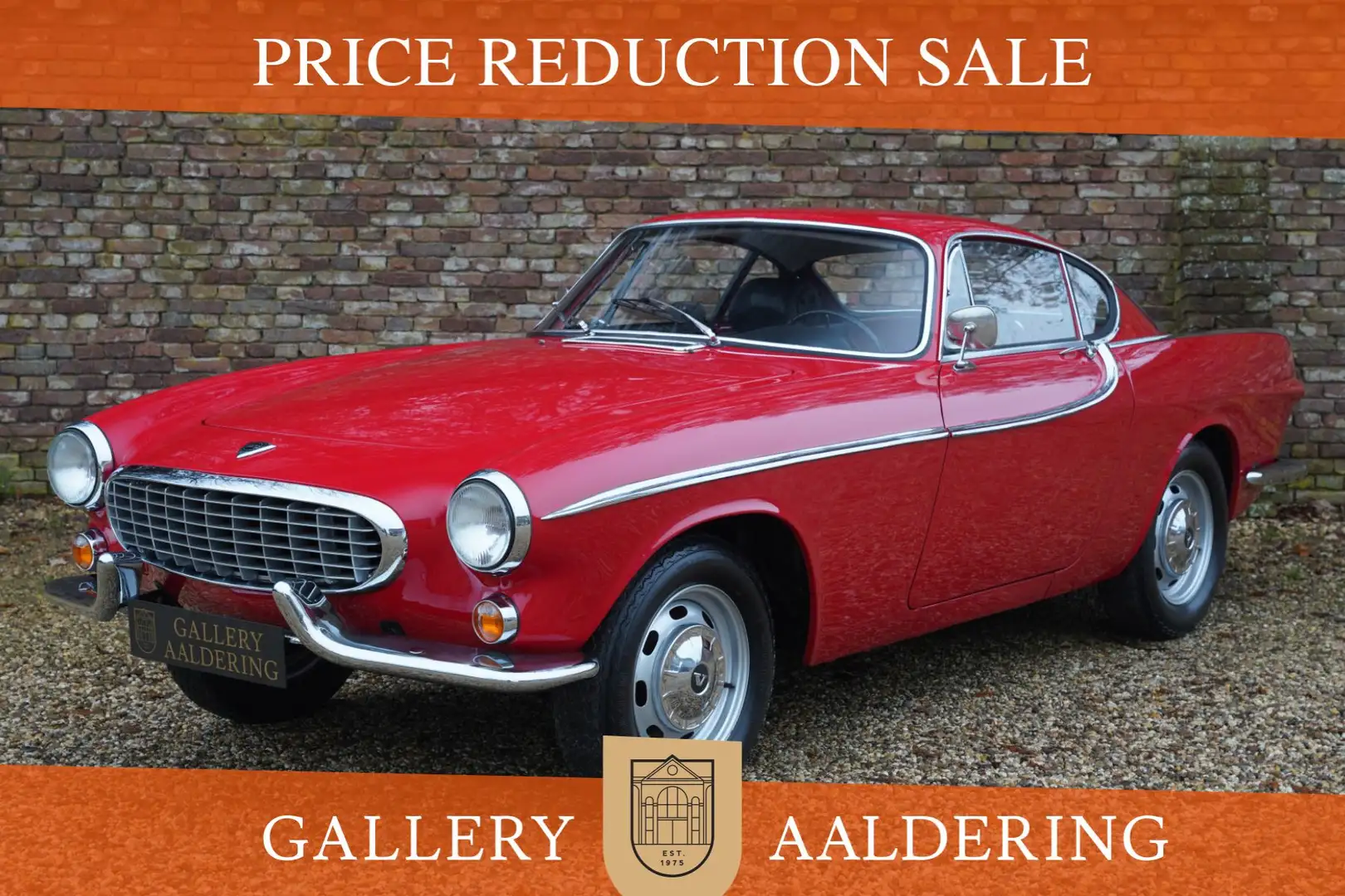 Volvo P1800 P1800S Overdrive "Cow-horn" PRICE REDUCTION! "Cow- Rosso - 1