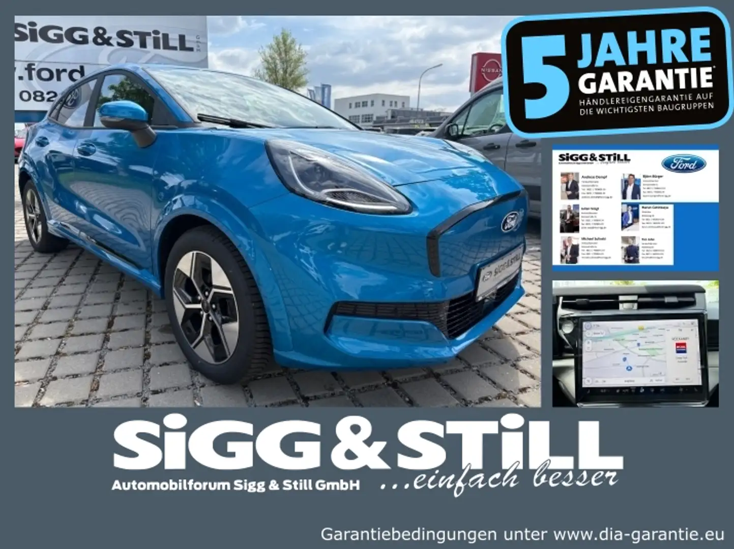 Ford Puma Gen-E **NEUES MODELL** NAVI*SHZ*LHZ*CAM*PDC Albastru - 1