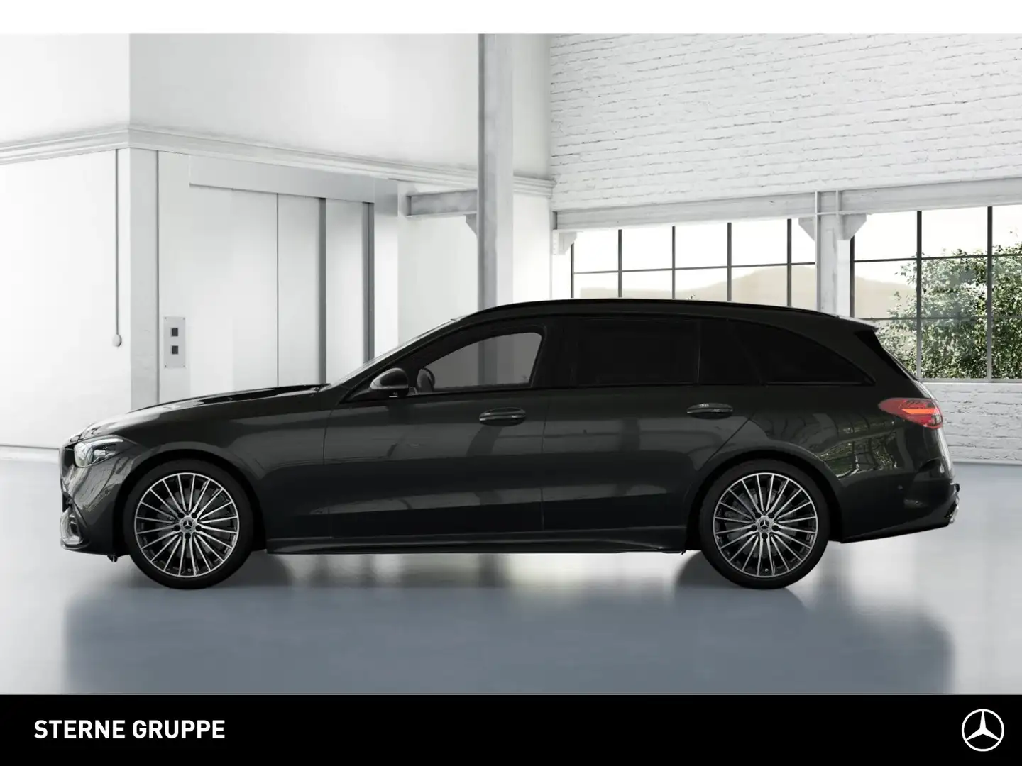 Mercedes-Benz C 180 C 180 T EditionAMG Distr AHK Ambi 360 Memo Totw Gris - 2