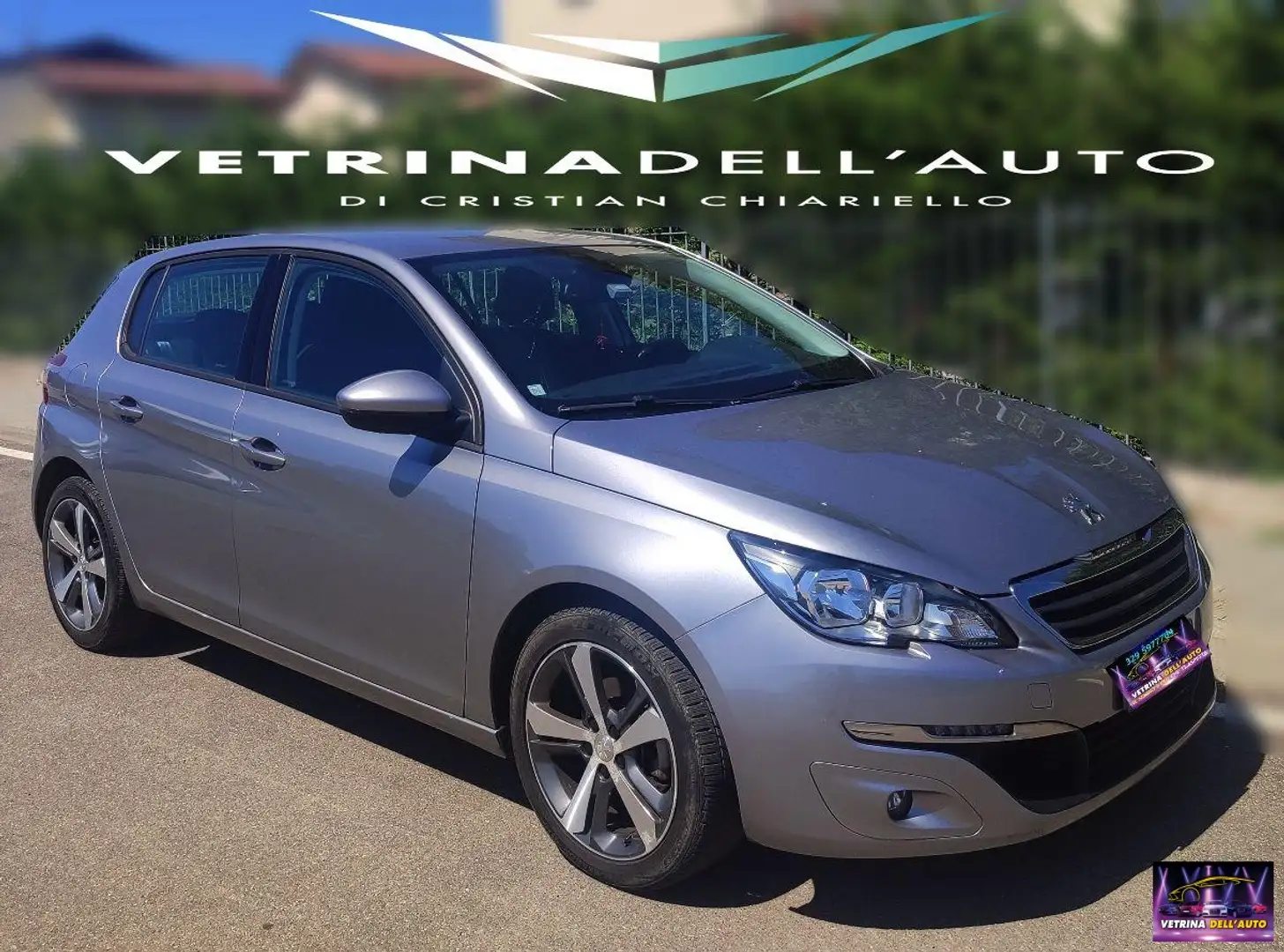 Peugeot 308 BlueHDi 120 S&S EAT6 Allure Gris - 1