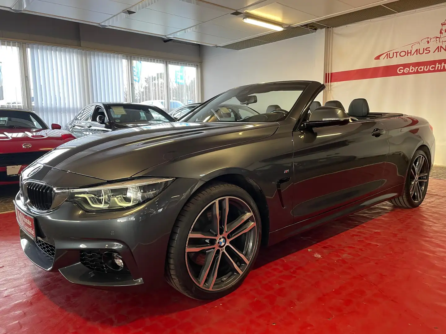BMW 430 430 i xDrive M Sport Cabrio *SHgpfl. + LED + DAB Grau - 2