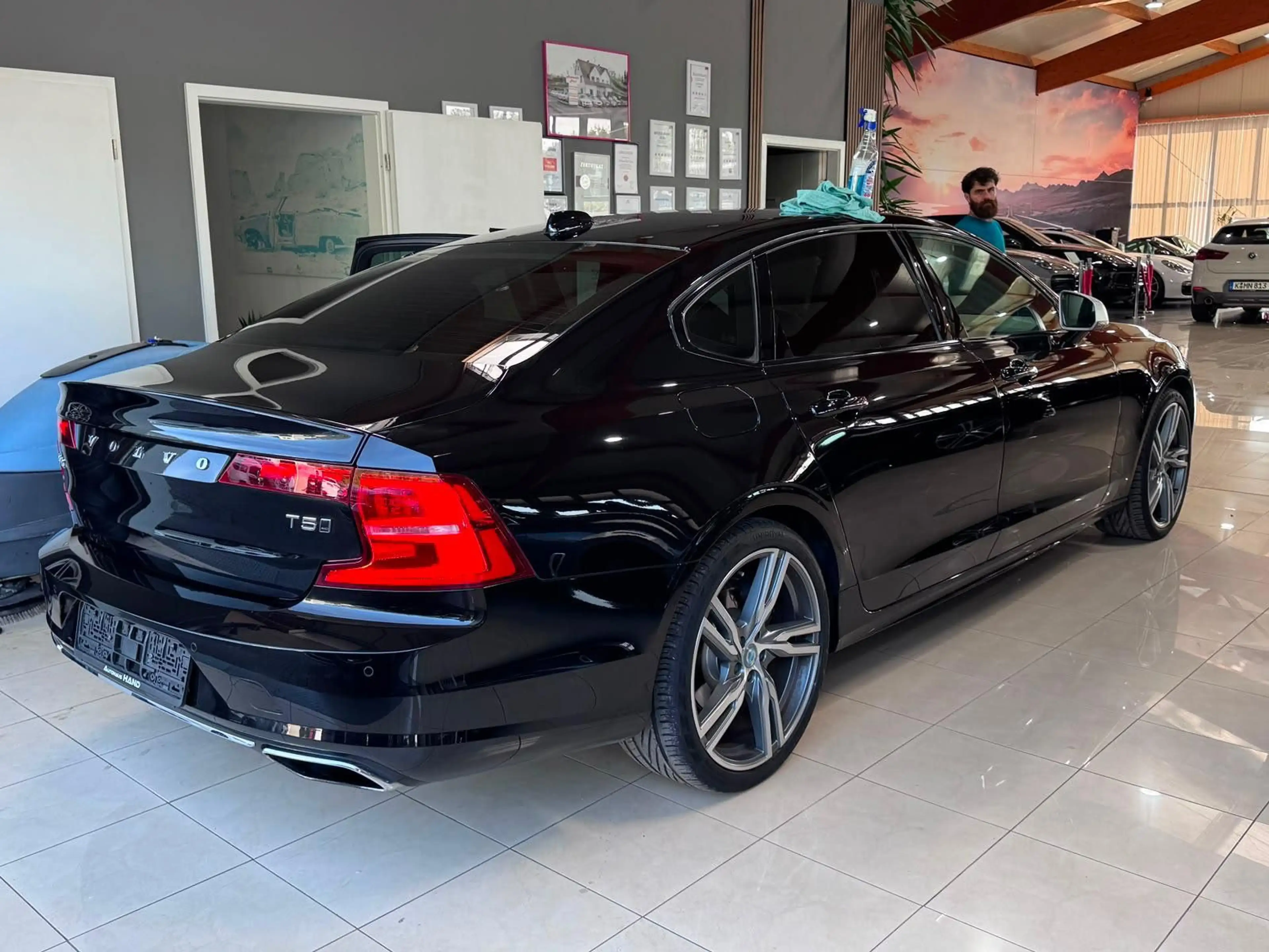 Volvo S90 *LONG*T5*AWD*PANO*R-DESIGN*LED*ACC*ONYX* — photo 7