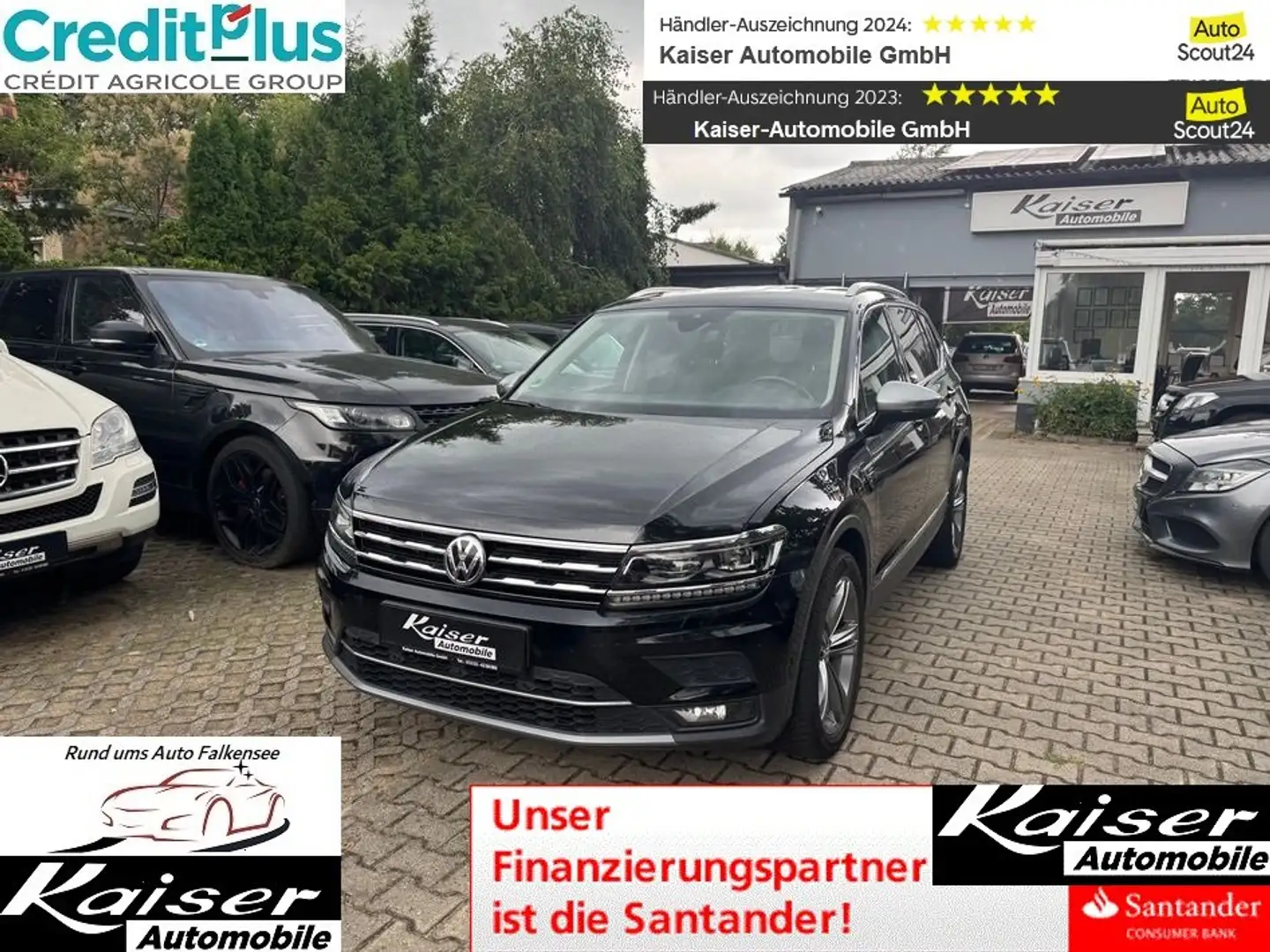 Volkswagen Tiguan Allspace Highline 4Motion-7Sitzer-Top Extras / Ausstattung Negro - 1