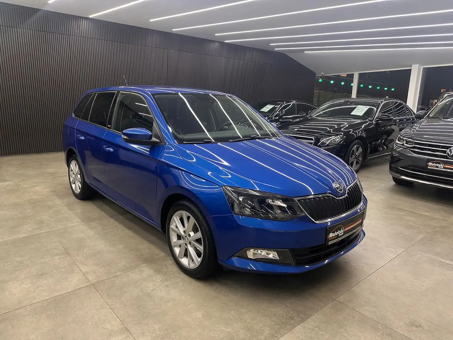 Skoda Fabia 1.4 TDI Combi Joy*ACC*Navi*PDC*AHK* Bleu - 1