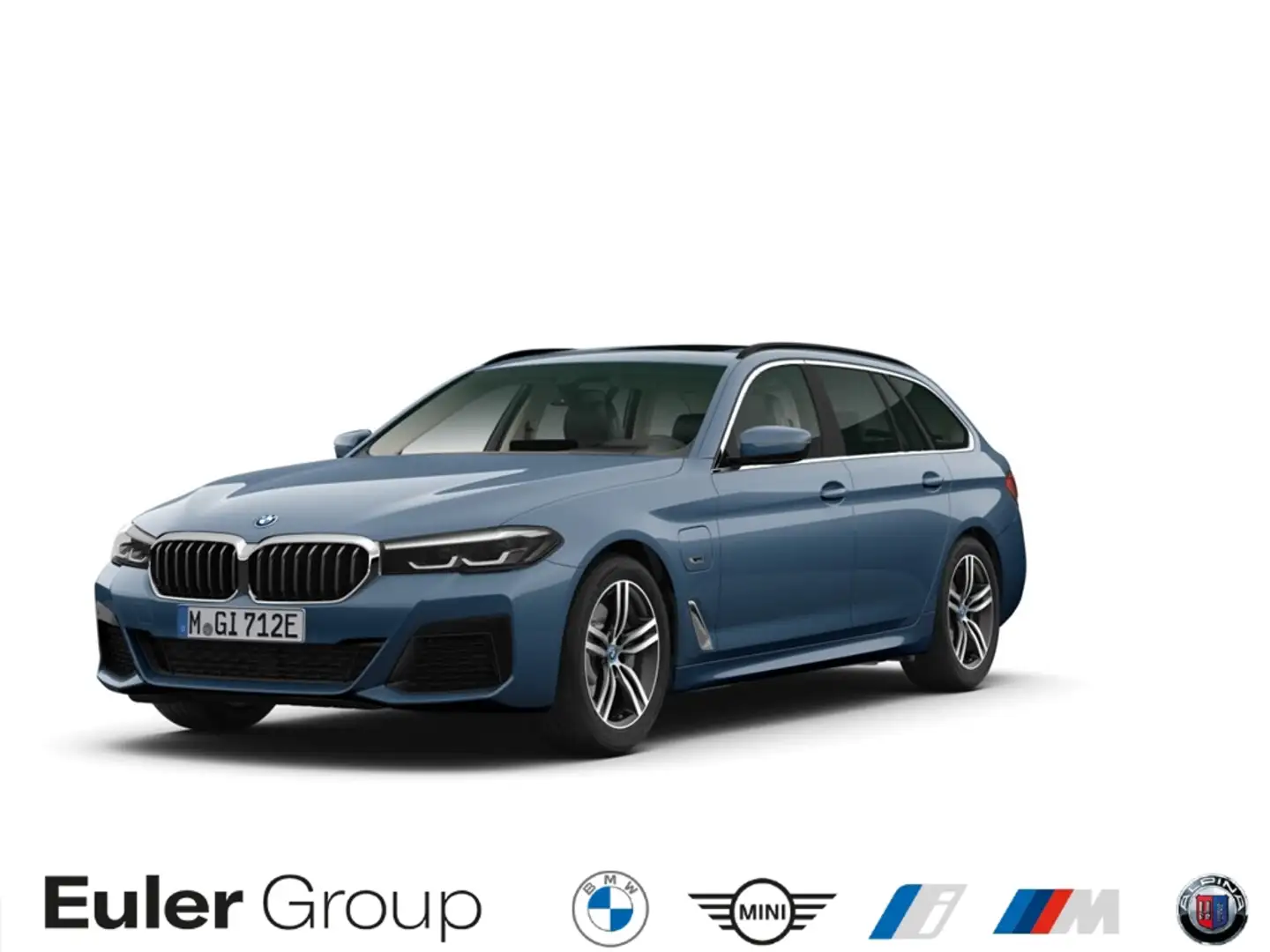 BMW 530 e A Touring M-Sport Sportpaket Luftfederung AHK-kl Blau - 1