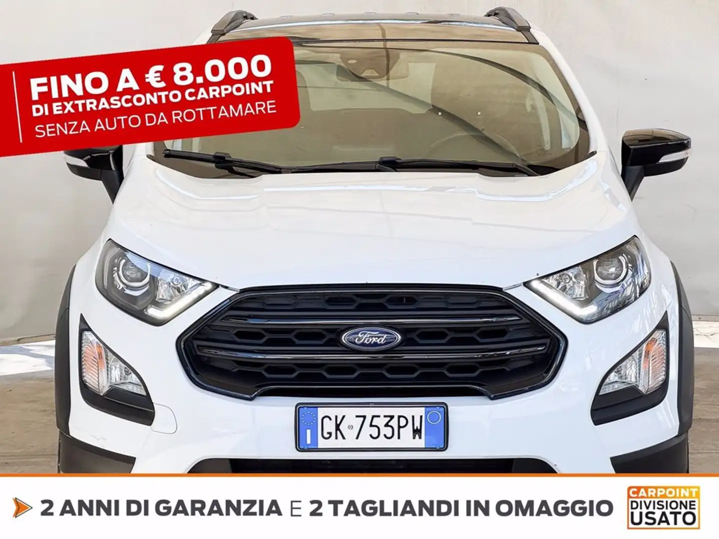 Ford EcoSport 1.0 ecoboost active s&s 125cv Bianco - 2