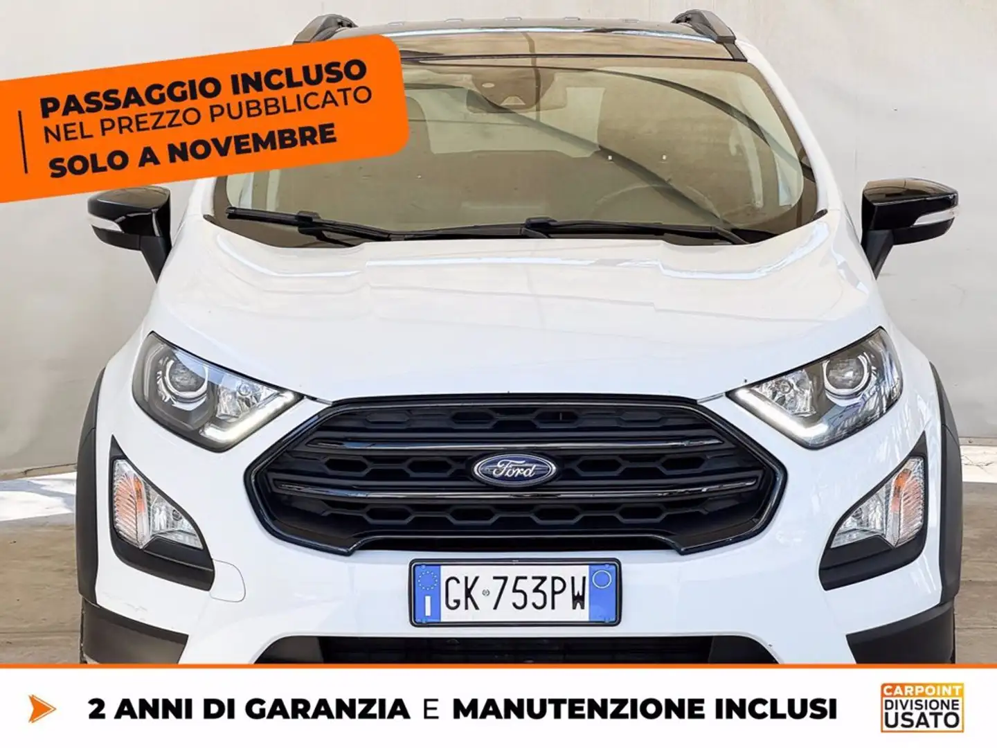 Ford EcoSport 1.0 ecoboost active s&s 125cv Blanc - 2