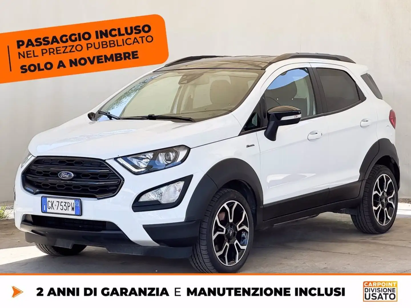 Ford EcoSport 1.0 ecoboost active s&s 125cv Blanc - 1