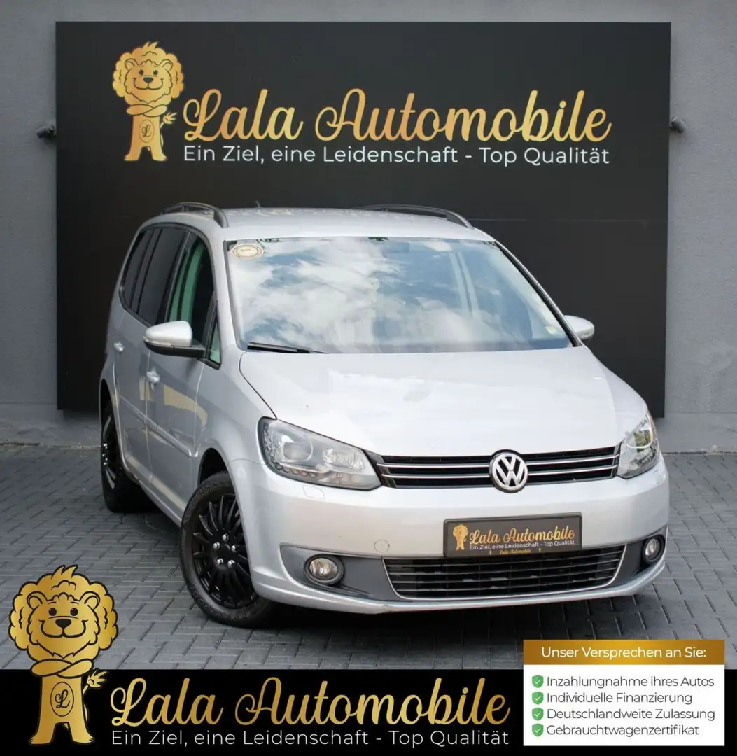 Volkswagen Touran Comfortline 1.6 TDI KLIMA TEMPOMAT RADIO Silber - 1