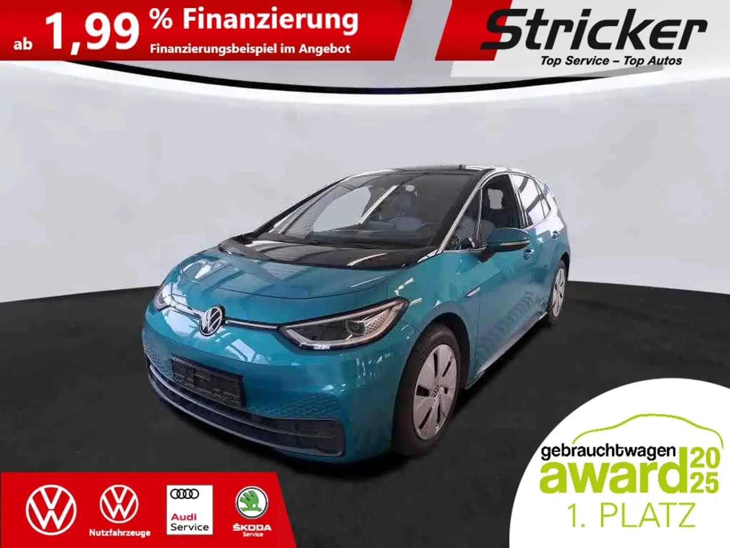 Volkswagen ID.3 Max 150/58 237,-ohne Anzahlung Pano ACC Wärmepump Blau - 2