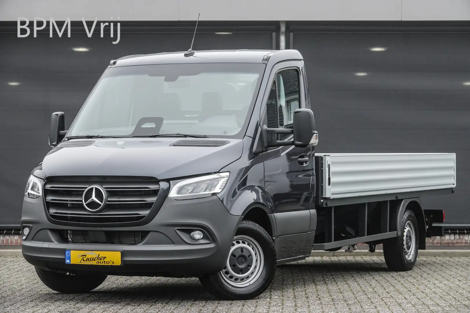 Mercedes-Benz Sprinter L3 | 319Cdi 190Pk 9G-Tronic | Open laadbak | RWD | Grau - 1