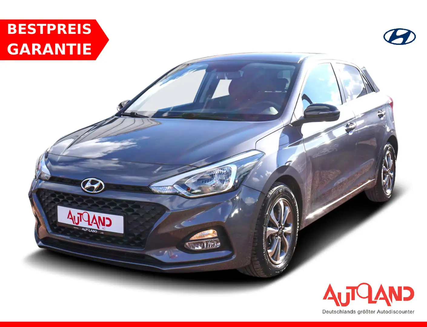 Hyundai i20 1.0 YES! Klima Tempomat Sitzheizung Kamera Gris - 1