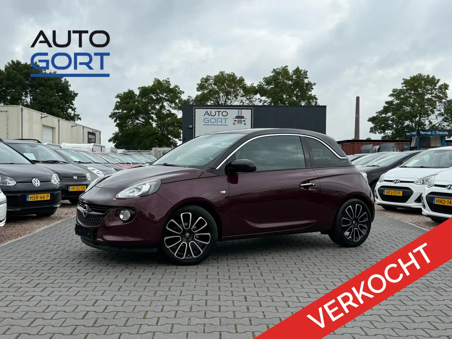 Opel Adam 1.4 Glam | Clima | Panodak | Cruise control | Stoe Paars - 1