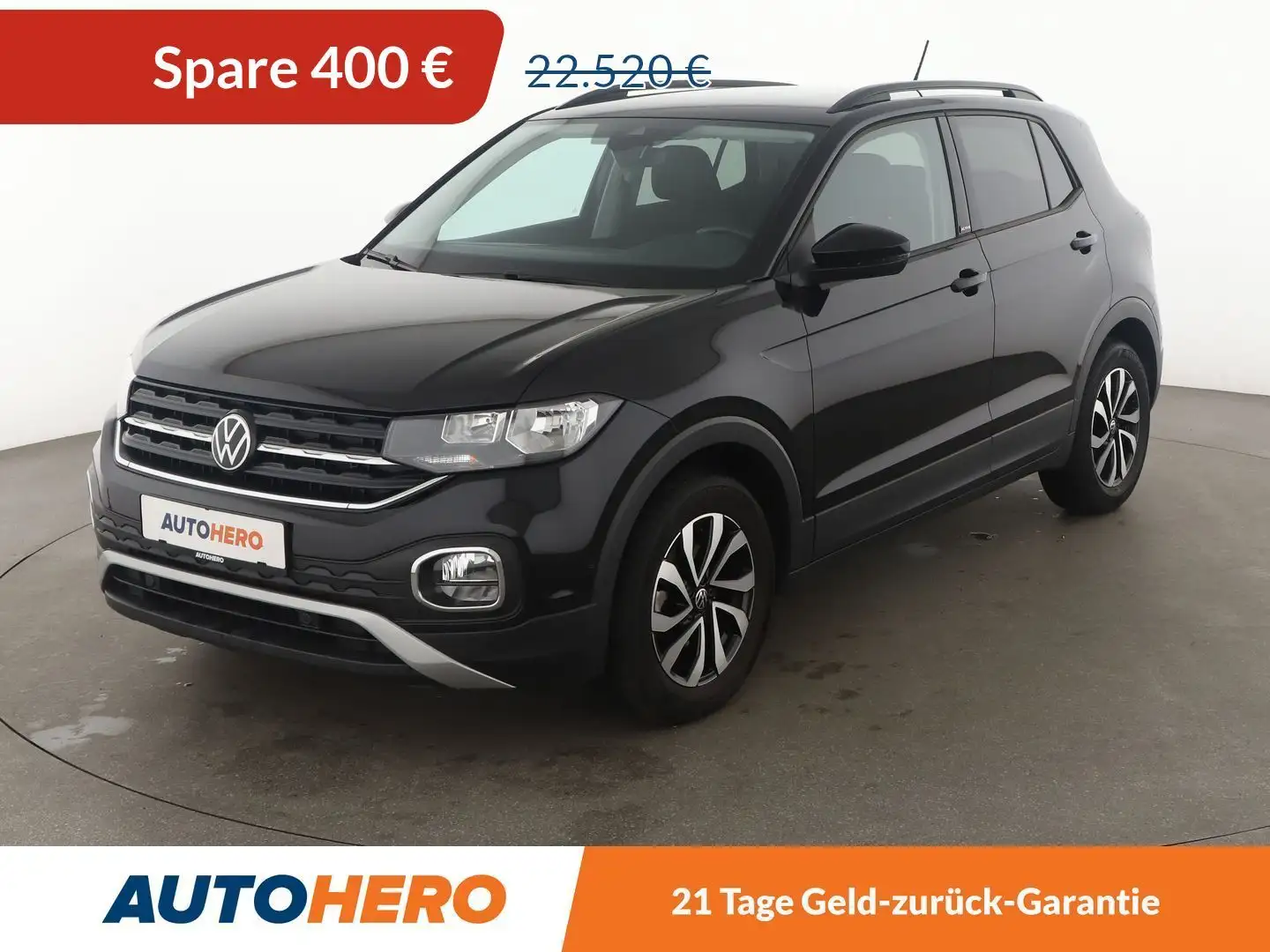 Volkswagen T-Cross 1.0 TSI Active *PDC*SHZ* Schwarz - 1
