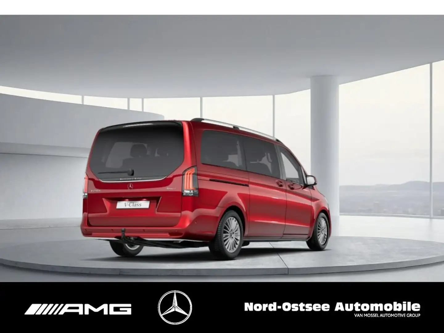 Mercedes-Benz V 250 STYLE lang 4M DISTR WINTERPAKET LED AHK Rouge - 2