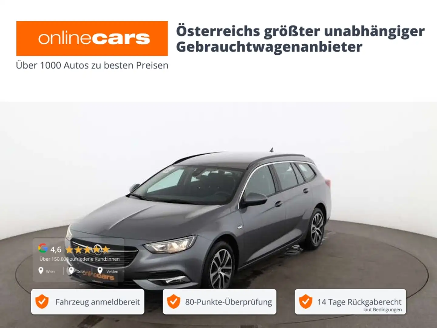 Opel Insignia ST 1.6 CDTI ECOTEC Edition Aut NAVI TEMP Grau - 1