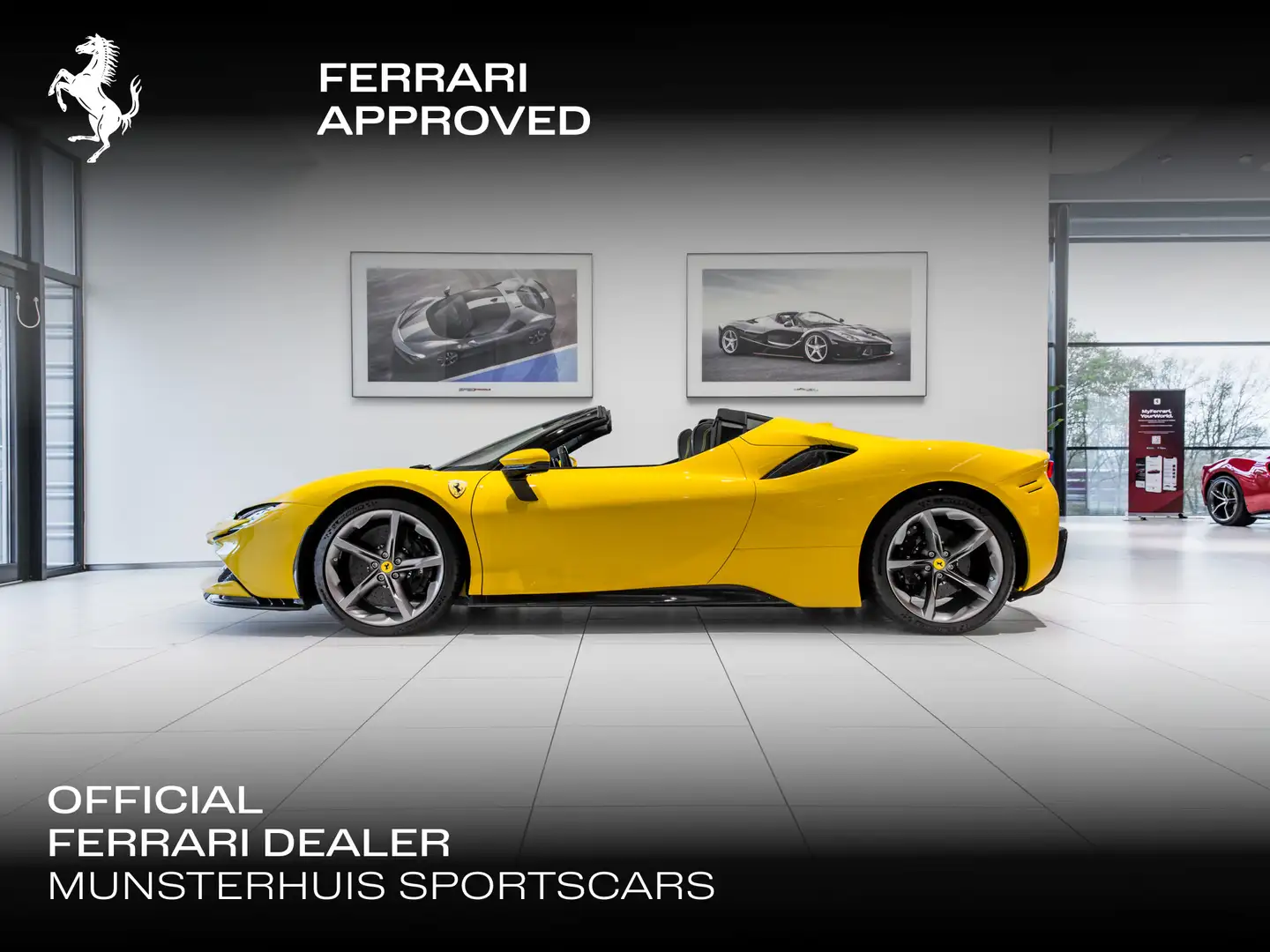 Ferrari SF90 Spider ~Ferrari Munsterhuis~ Galben - 1
