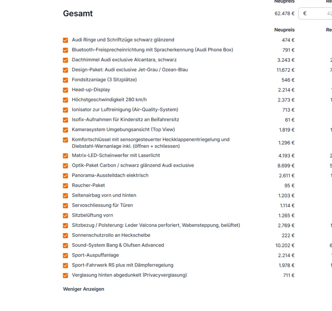 Audi RS7 Audi RS 7 Sportback performance Grau - 2