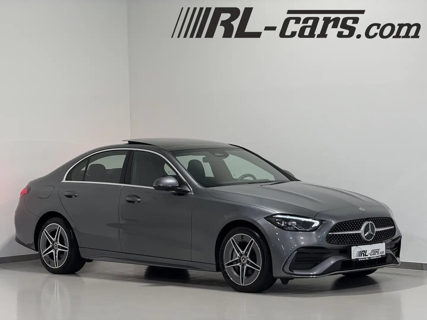 Mercedes-Benz C 300 e Aut/AMG-Sport/Panorama/HEAD-UP/Massage/AHK Grau - 1