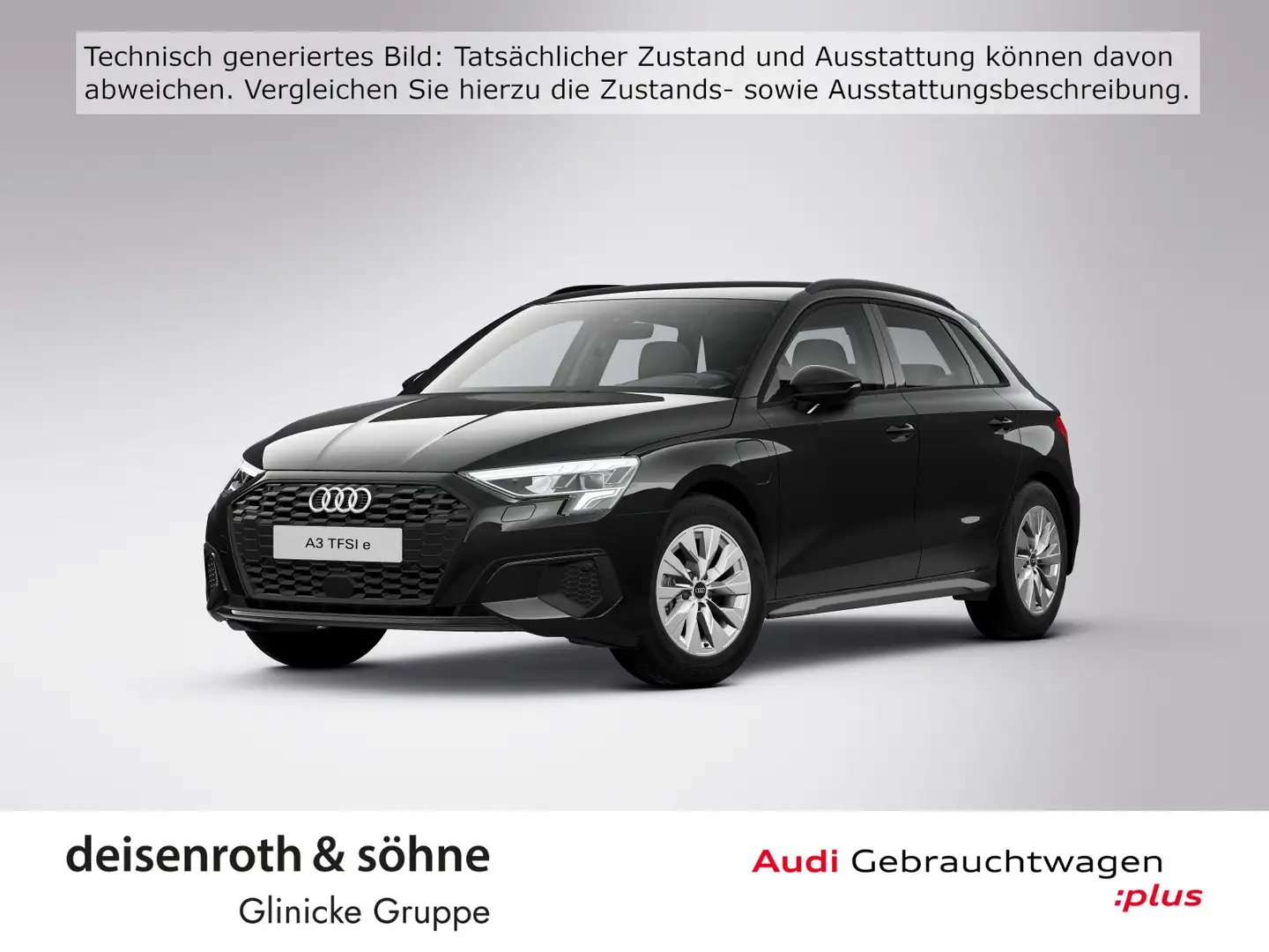 Audi A3 40 TFSI e LED/MMI/ASI/sound/SHZ/Tem Schwarz - 1