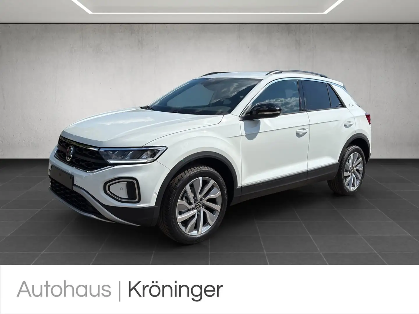 Volkswagen T-Roc 1.0 TSI Goal Navi ACC AHK SHZ EPH Weiß - 1