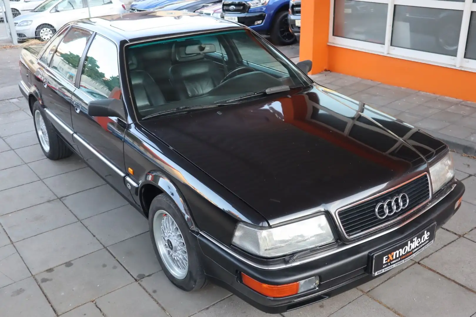 Audi V8 QUATTRO* H-ZULASSUNG* TÜV NEU* AUTOMATIK* LED Schwarz - 2