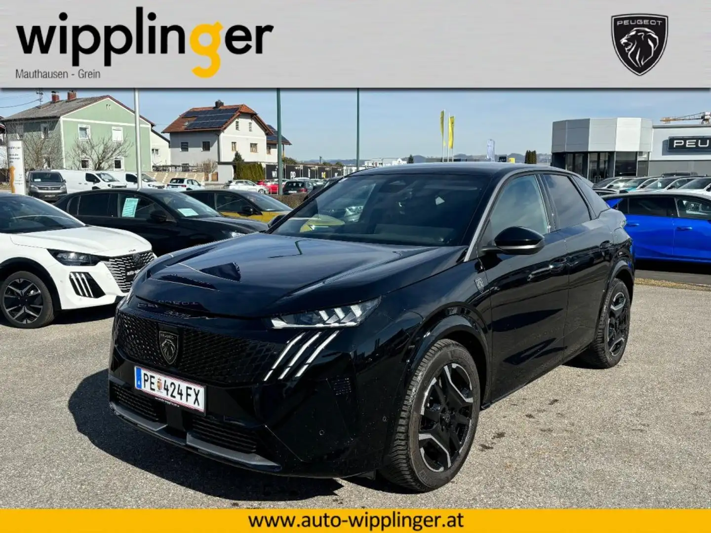 Peugeot 3008 e-3008 GT 213PS Elektro 3-phasig LP € 58.662,- Schwarz - 1