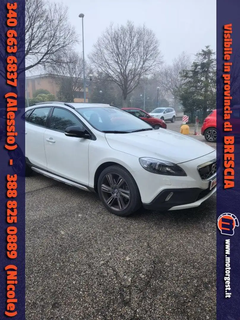 Volvo V40 Cross Country D3 Geartronic Kinetic Bianco - 1