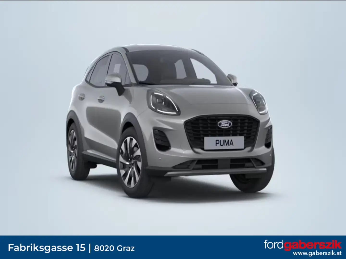 Ford Puma 1,0 EcoBoost Hybrid Titanium 125 PS Silber - 1