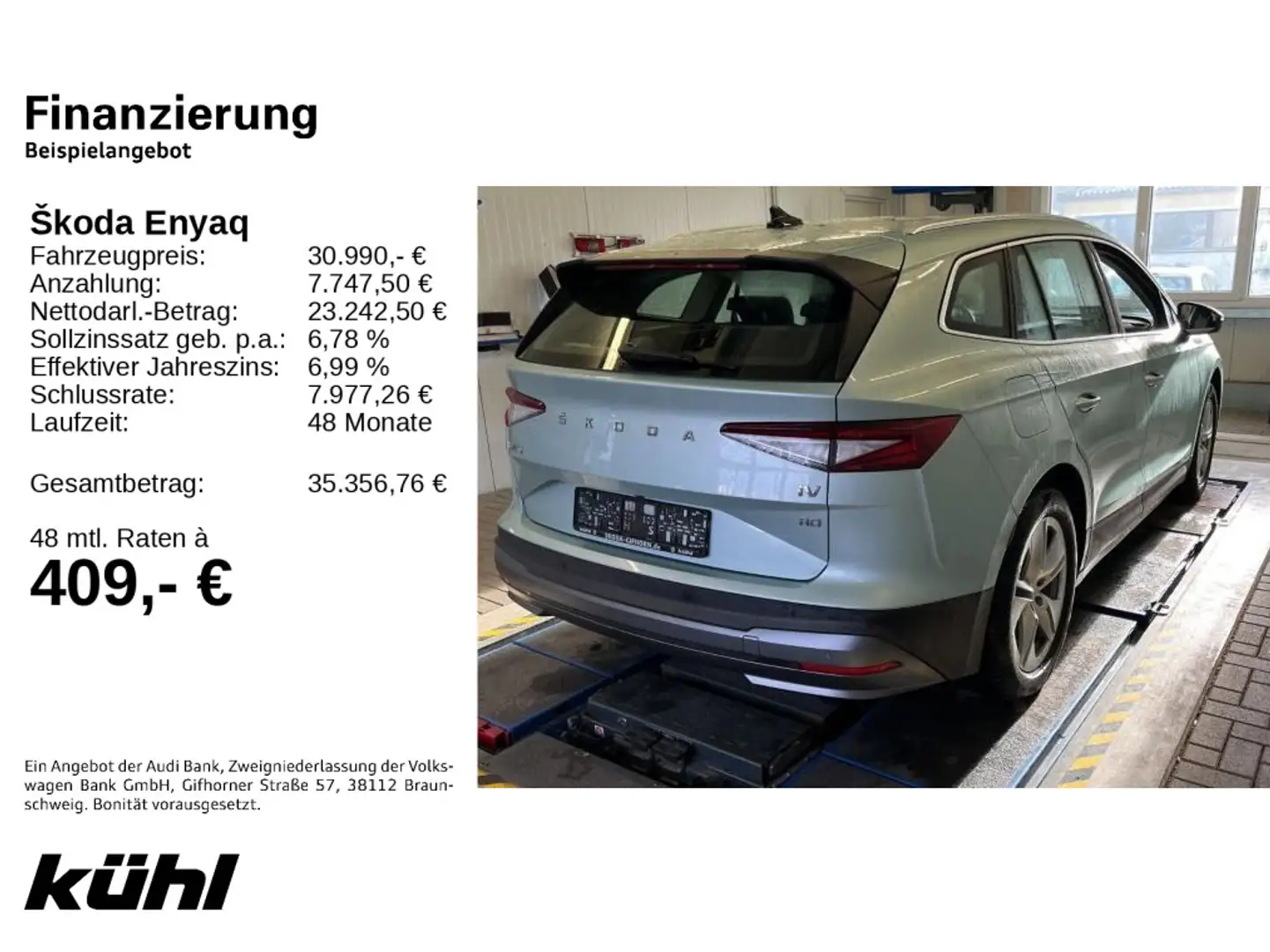 Skoda Enyaq iV LED/Kamera/Navi/AHK Silber - 2