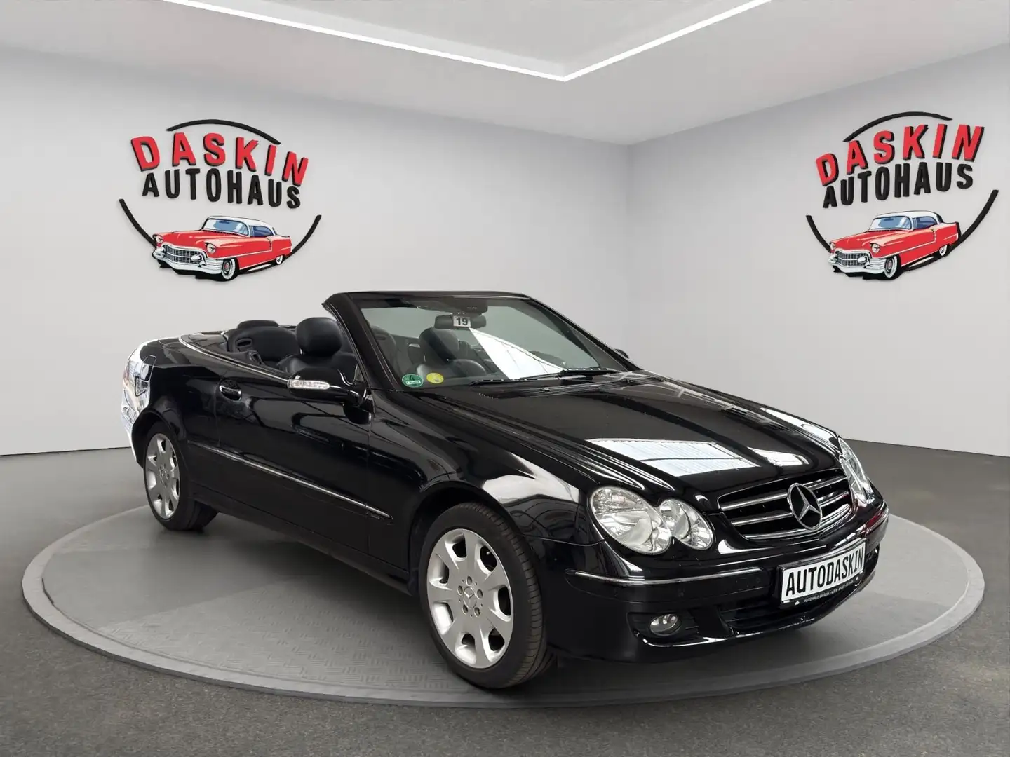 Mercedes-Benz CLK 200 Cabrio Avantgarde SCHECKHEFT/TÜV NEU Fekete - 1