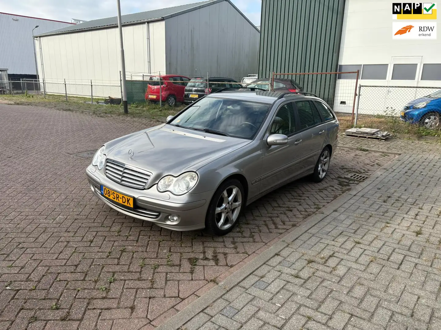 Mercedes-Benz C 220 Combi CDI Classic Airco Navi Leder Bekleding Autom Grijs - 1