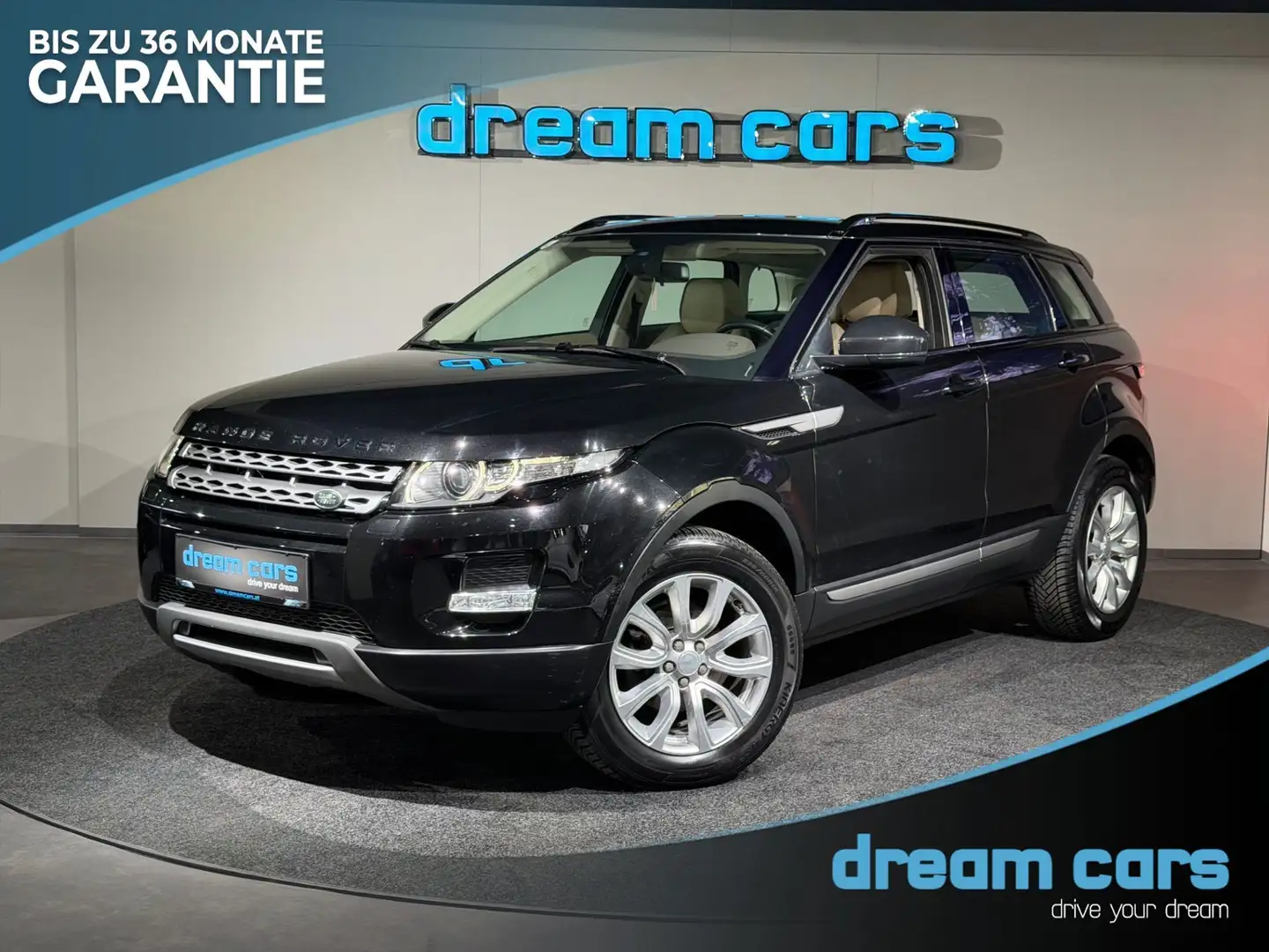 Land Rover Range Rover Evoque 2.2 TD4 Pure / 1. Besitz. / PANO / LEDER / NAVI / Schwarz - 1