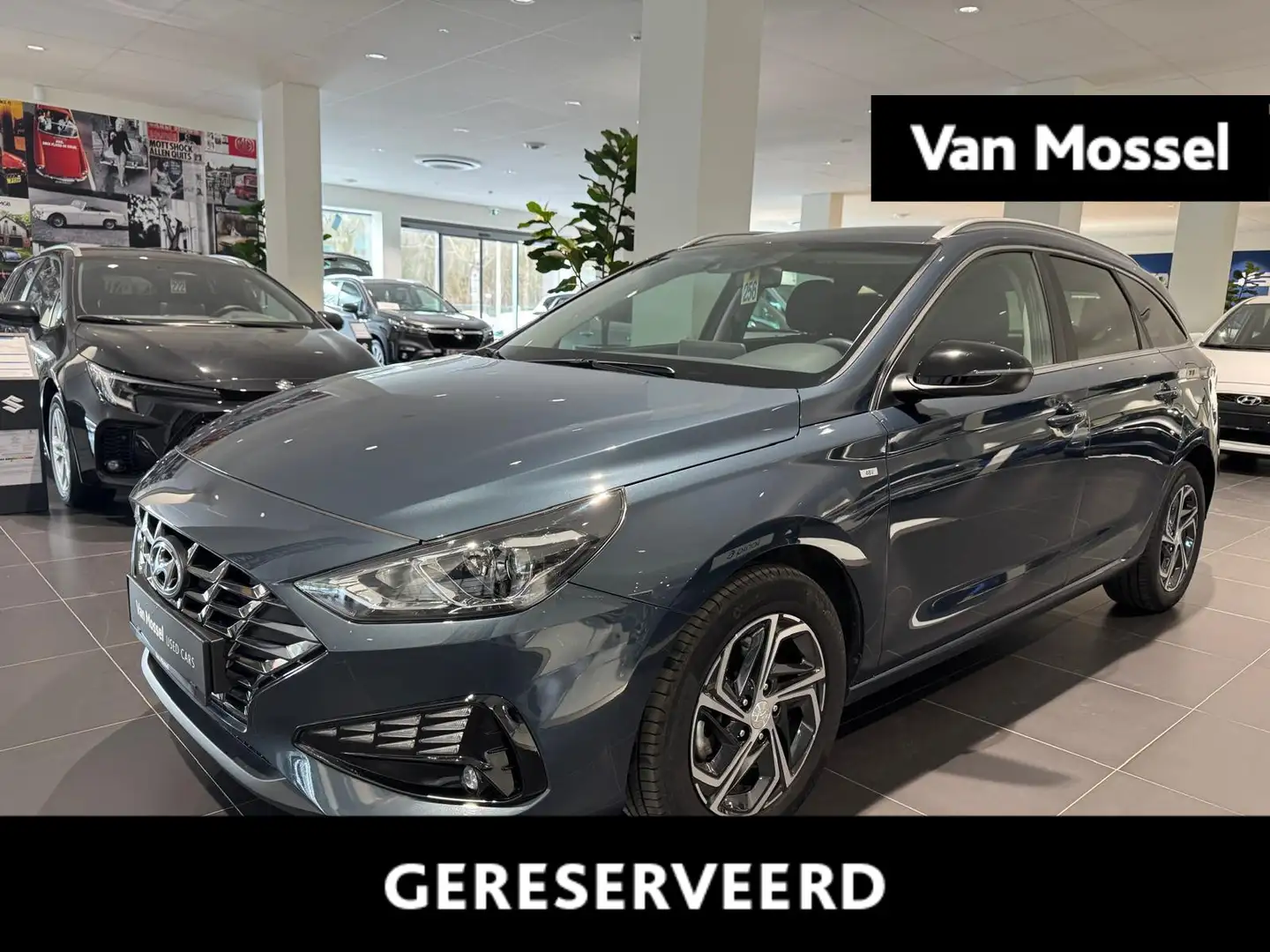 Hyundai i30 Wagon 1.0 T-GDi 88kW Techno DCT Blauw - 1