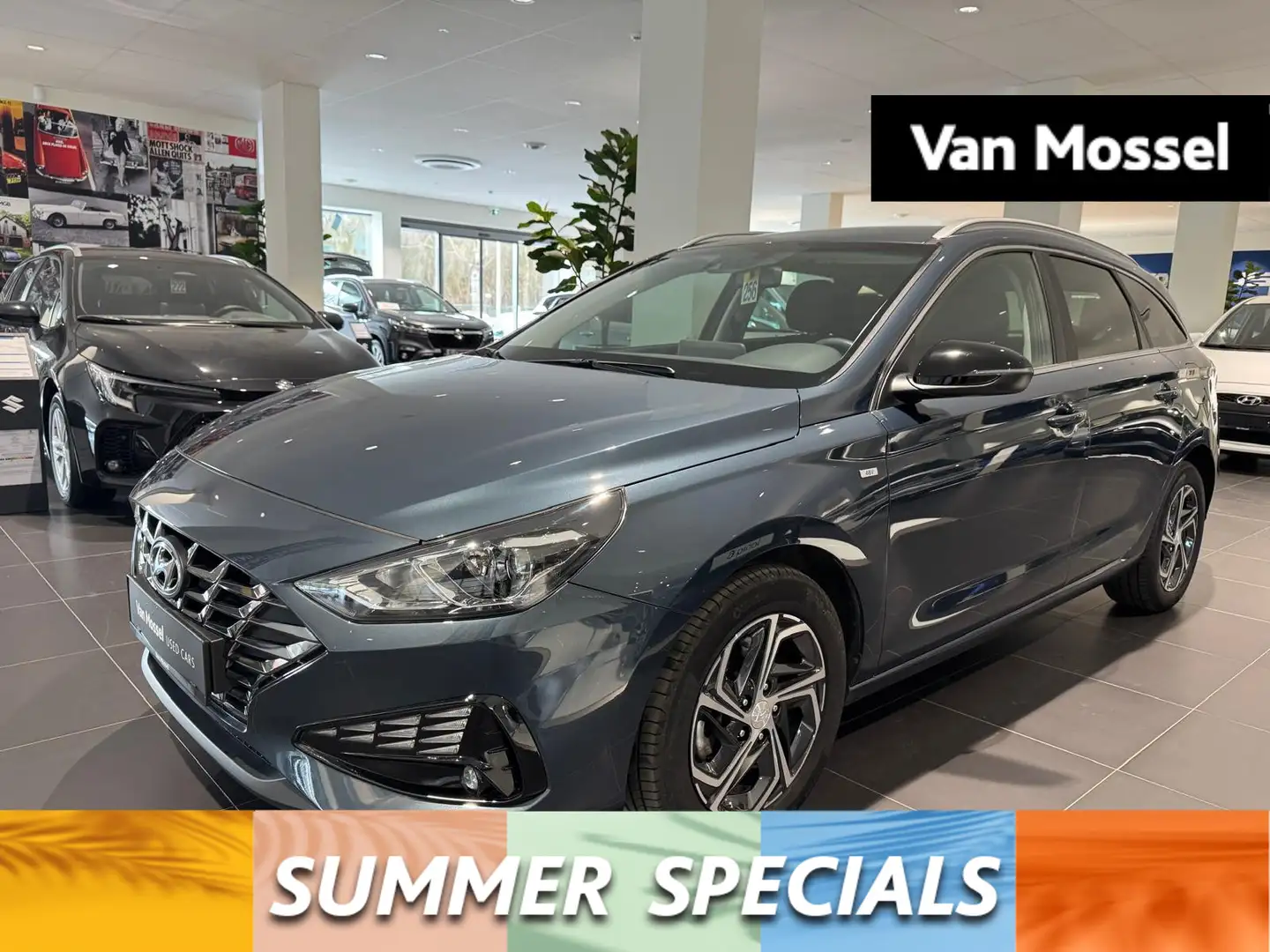 Hyundai i30 Wagon 1.0 T-GDi 88kW Techno DCT Bleu - 1