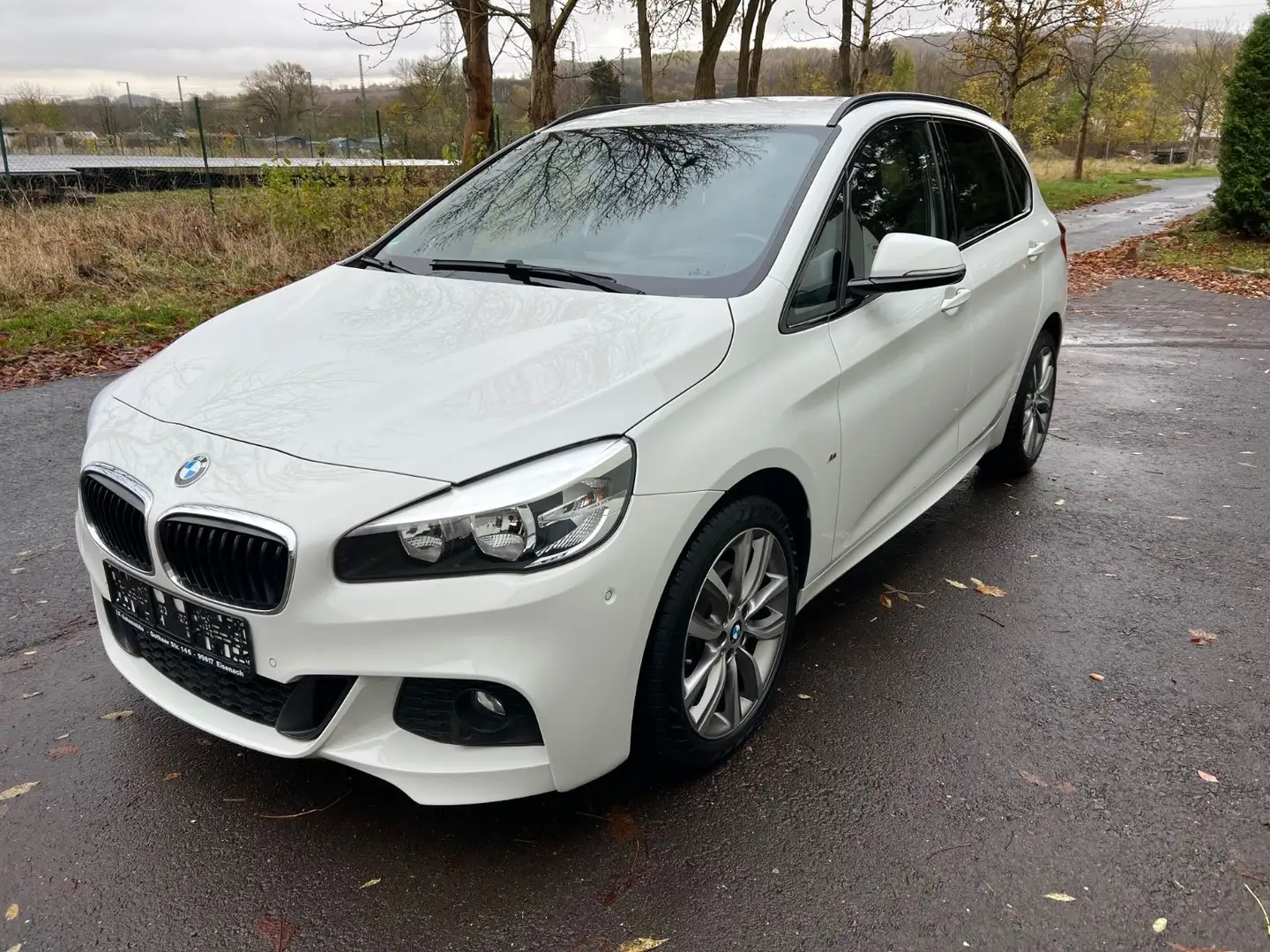 BMW 220 220i M Sport Leder/HeadUp/Aut. Blanco - 1
