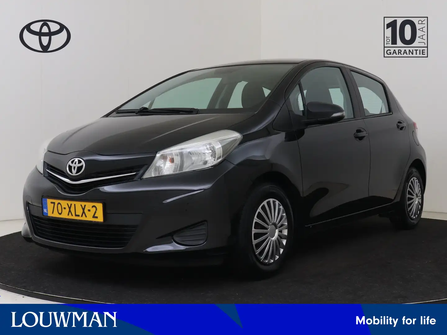 Toyota Yaris 1.0 VVT-i Aspiration Zwart - 1