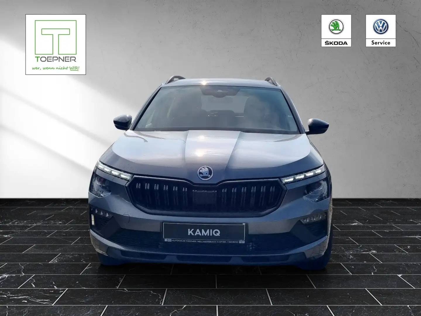 Skoda Kamiq Tour 1,0 TSI AHK 18" Fahrassi Grau - 1