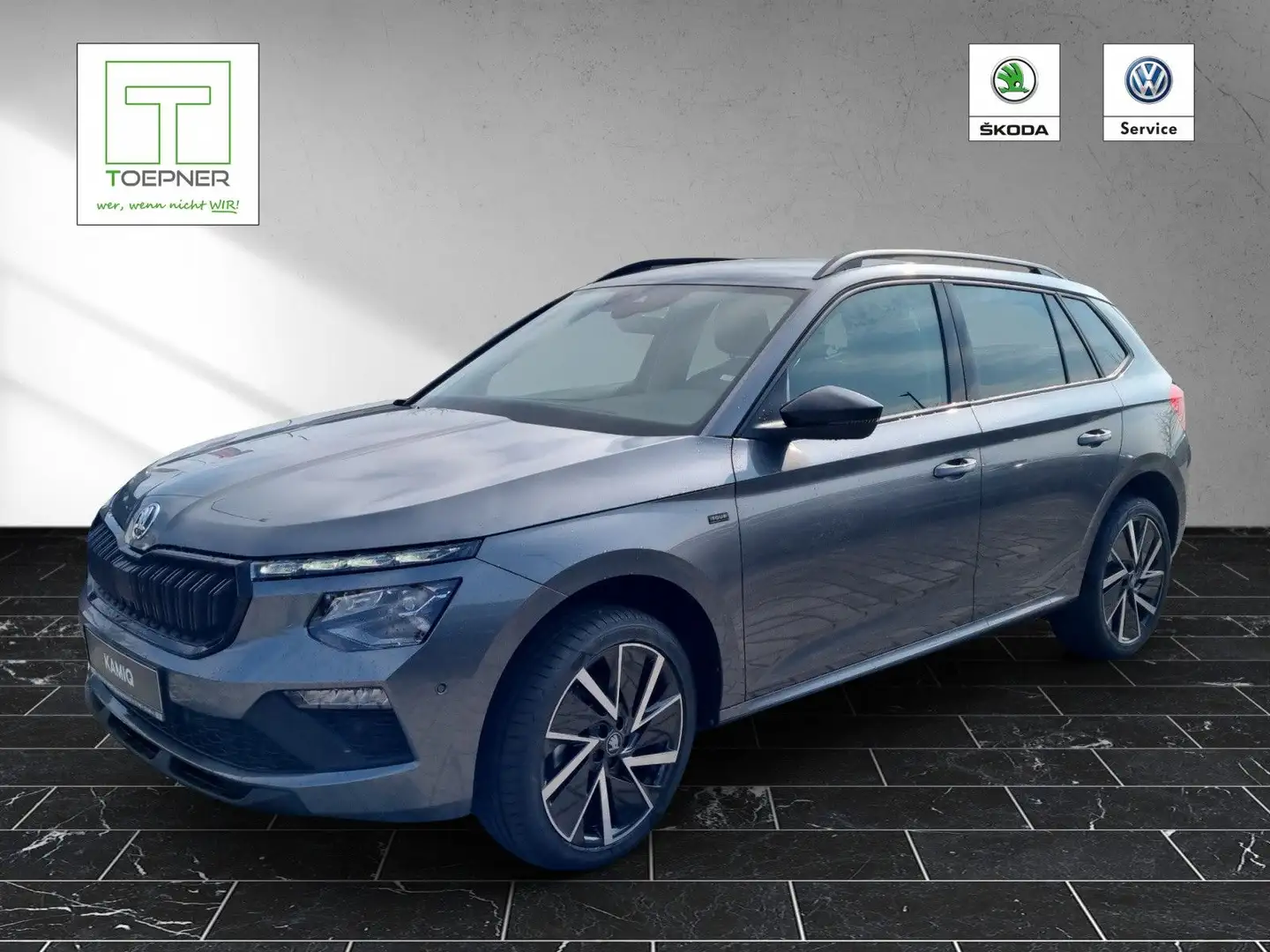Skoda Kamiq Tour 1,0 TSI AHK 18" Fahrassi Grau - 2