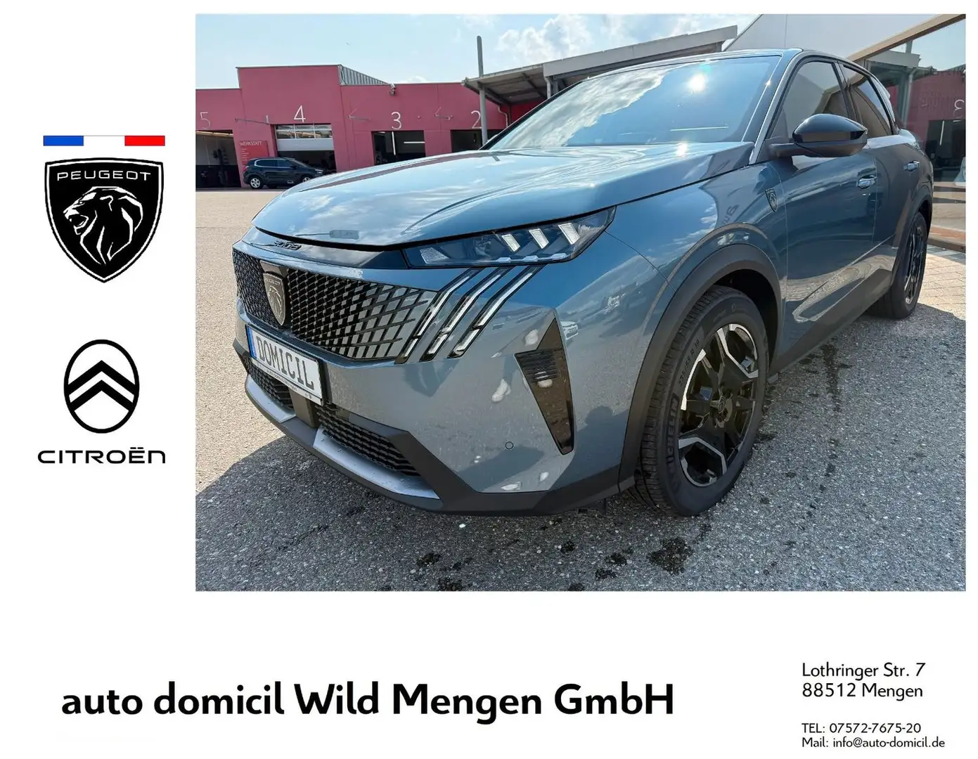 Peugeot 3008 Plug-in Hybrid 195 GT Blau - 1