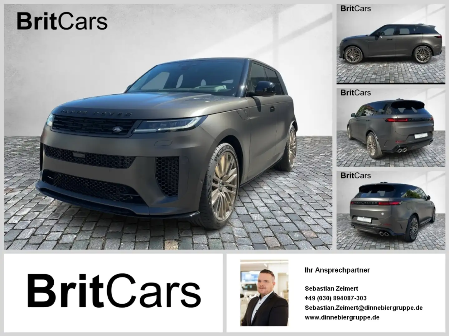 Land Rover Range Rover Sport P635 SV Edition Two DynLicht Grijs - 1