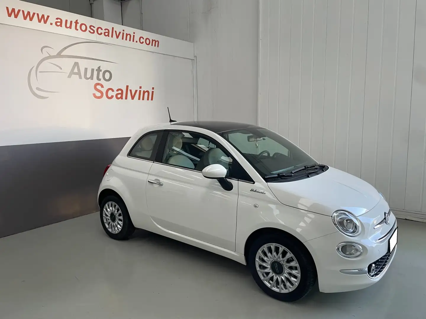 Fiat 500 1.0 70CV Hybrid Dolcevita Blanc - 1