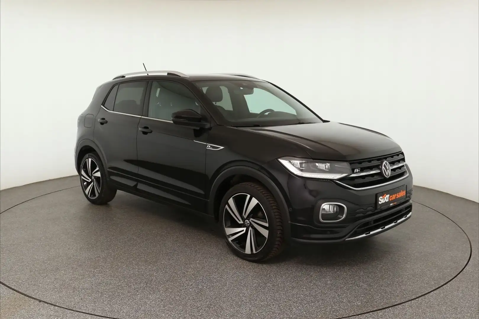 Volkswagen T-Cross 1.0TSI R-Line|NAV|ACC|ParkAs+RFK|SHZ|LED Schwarz - 1