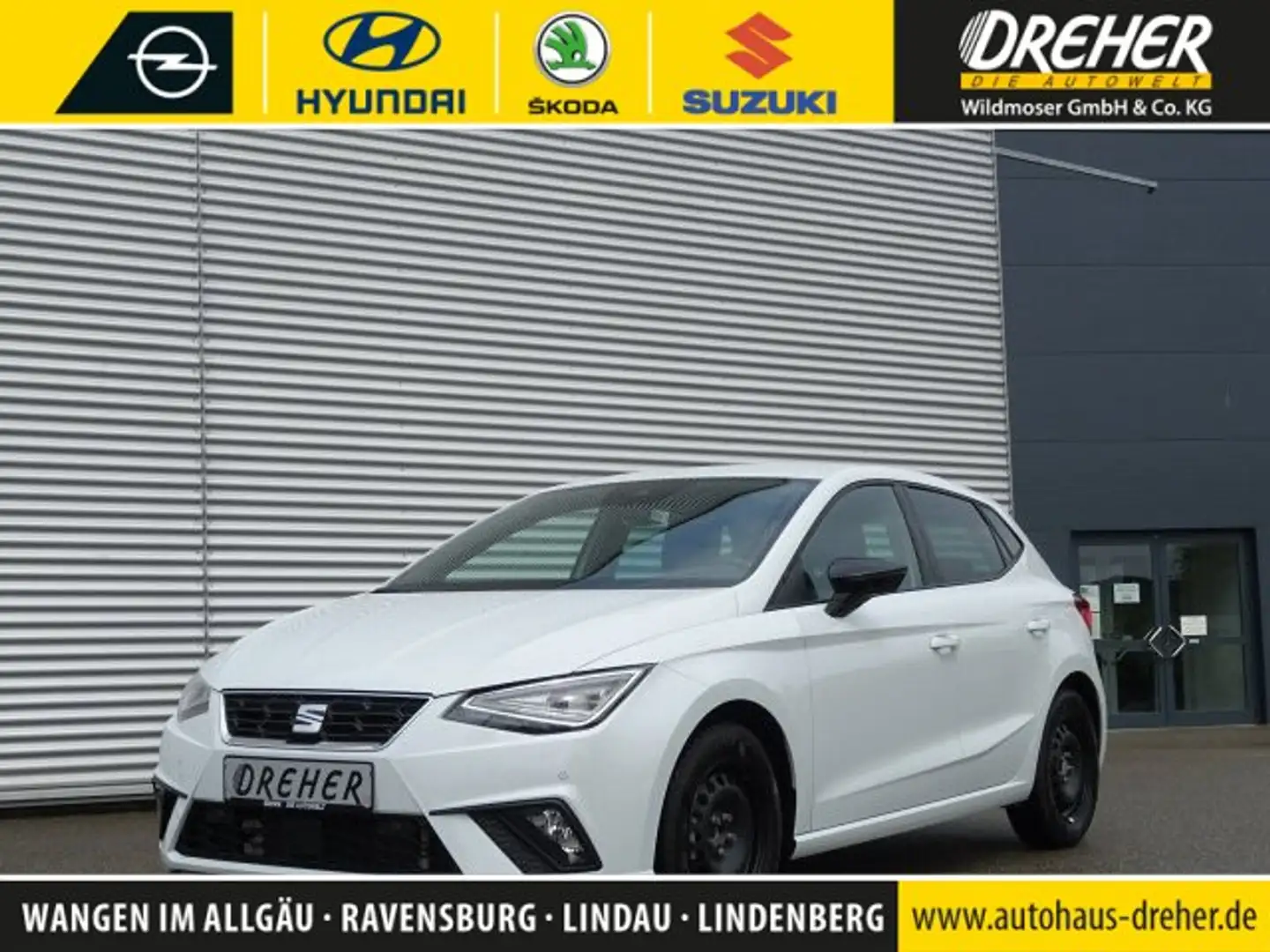 SEAT Ibiza Ibiza 1.0 TSI FR OPF Navi/Autom./Klima/LED/PDC BC Wit - 1