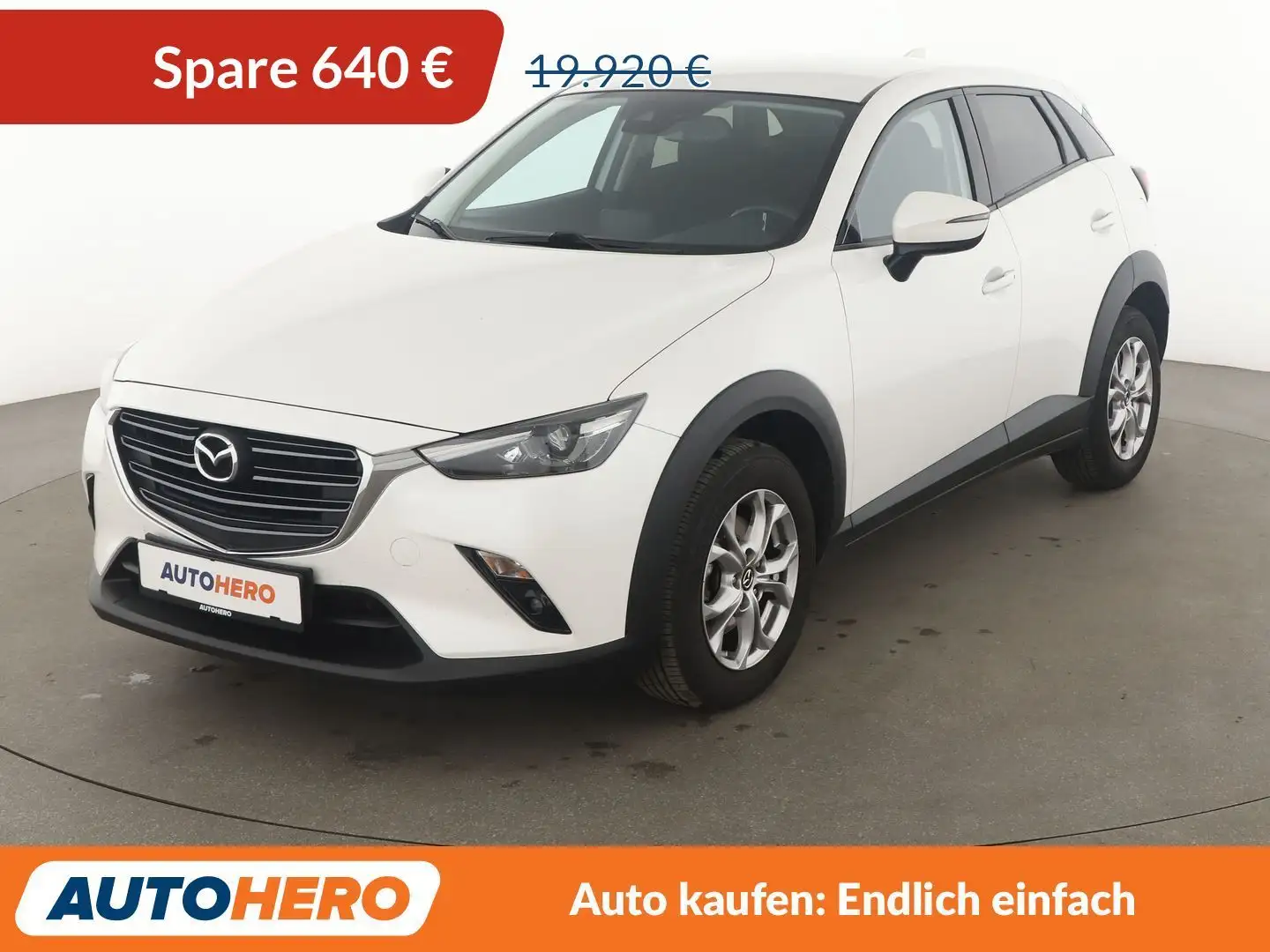 Mazda CX-3 2.0 Skyactiv-G Selection Aut.*NAV*LED*TEMPO*CAM*SH Weiß - 1