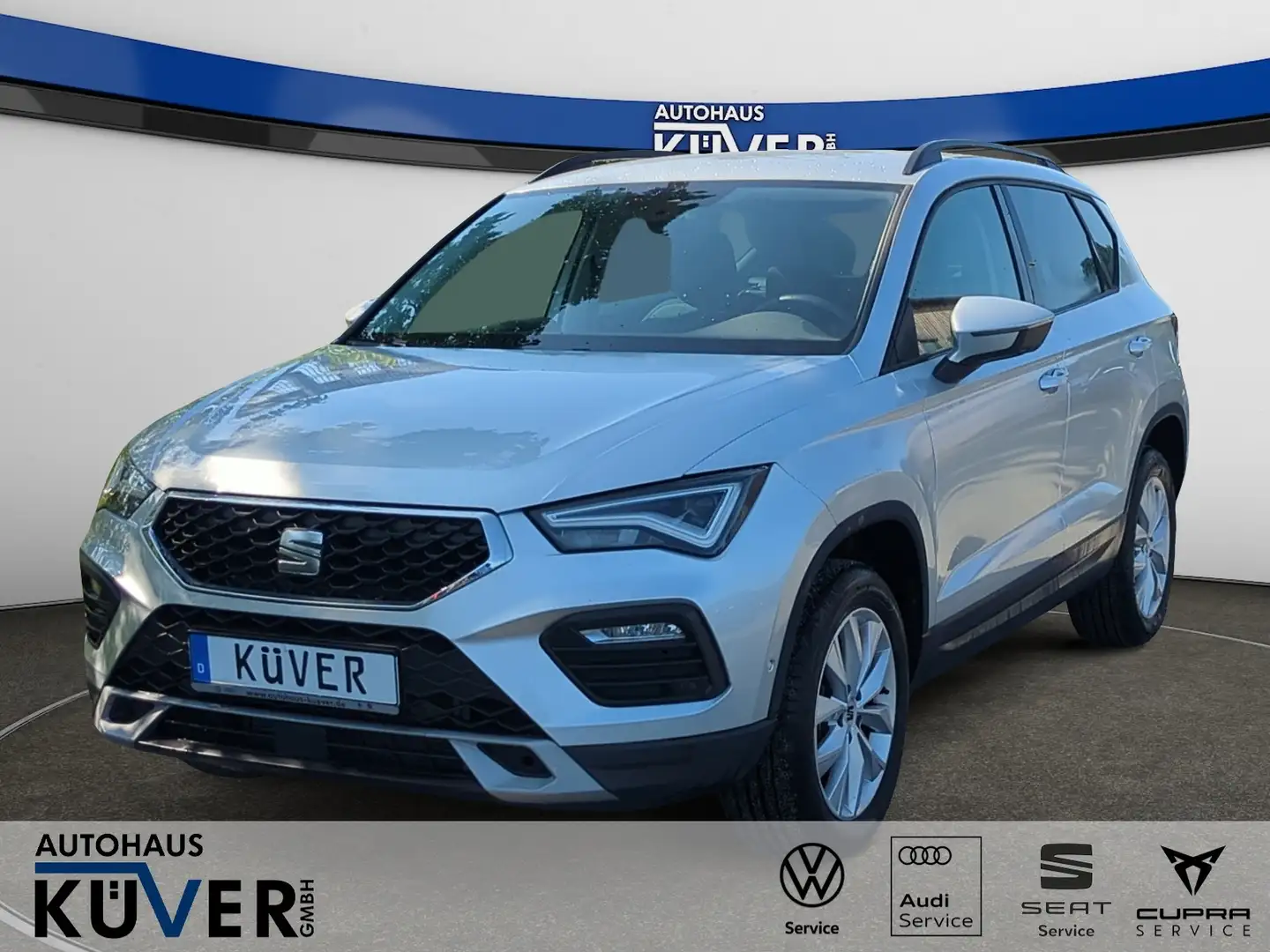 SEAT Ateca Style 1,5 TSI DSG Navi+ACC+LED+Shzg.+17´´ Silber - 1