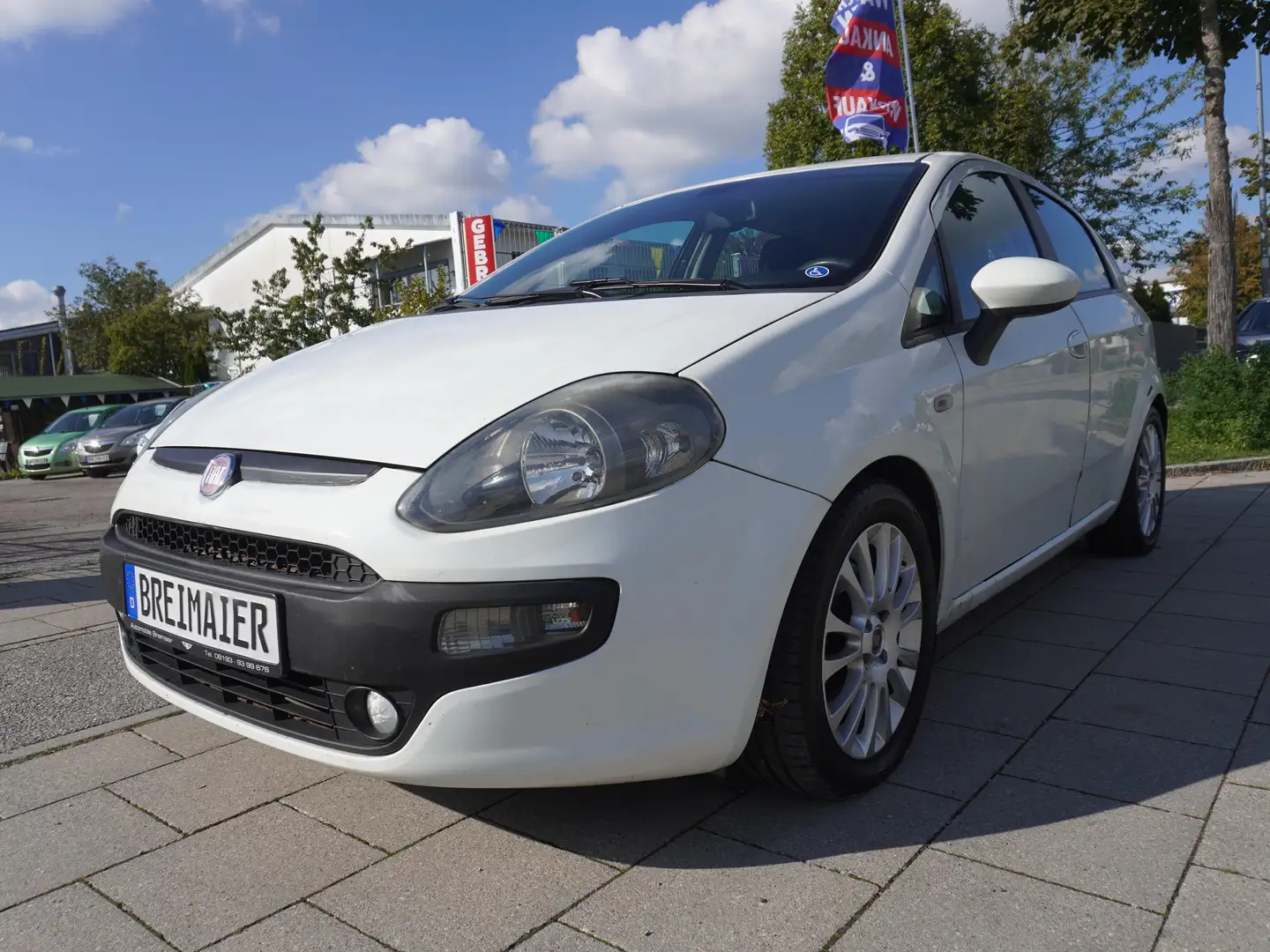 Fiat Punto Evo RACING*AUTOMATIK*TÜV NEU*BEHINDERTENGERECHT* Weiß - 1