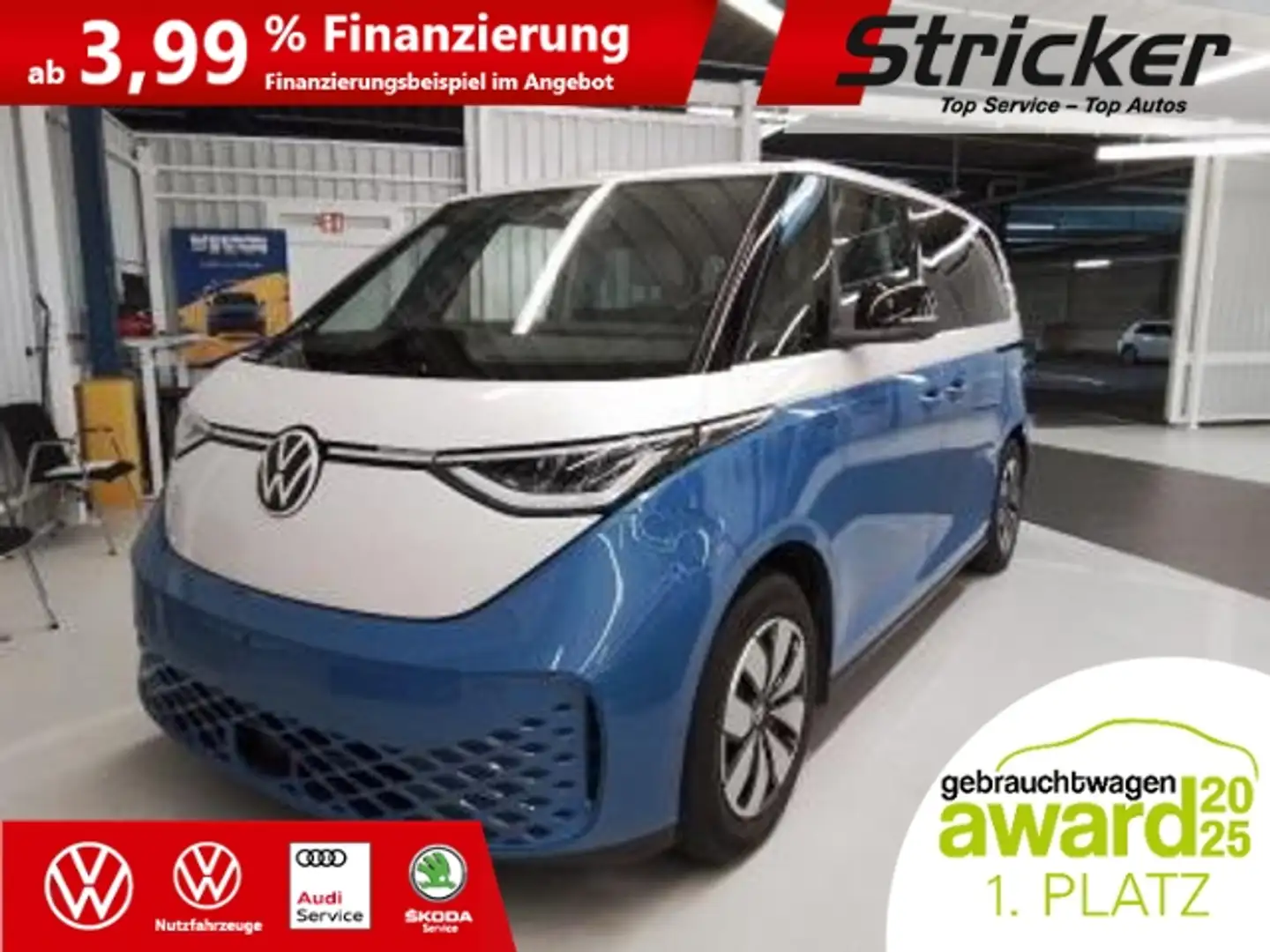 Volkswagen ID. Buzz Pro 210/77 499,-ohne Anzahlung Navi Travel Massag Weiß - 2